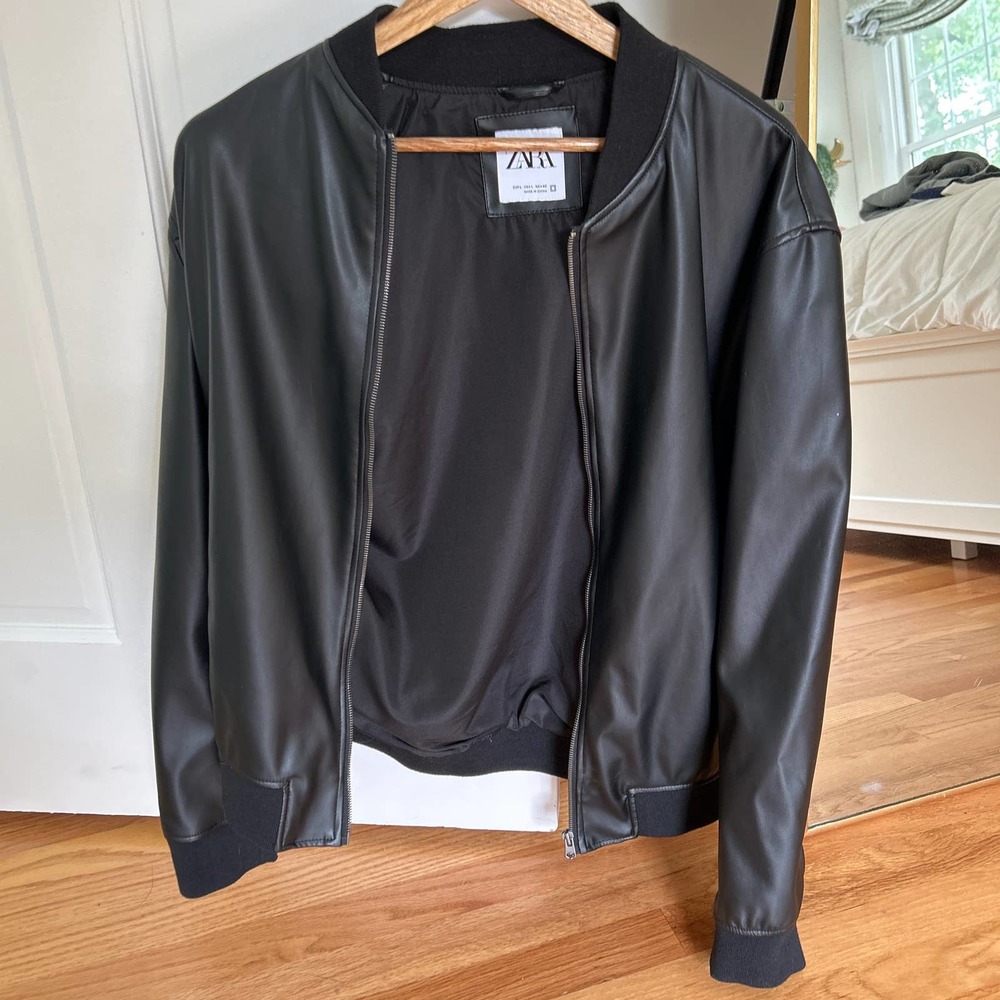 Zara Leather Jacket (Large)